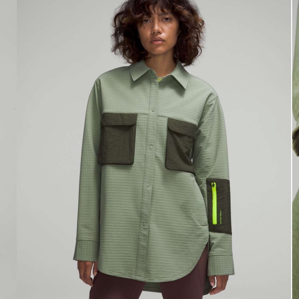 Lululemon Grid Fleece Hiking Overshirt